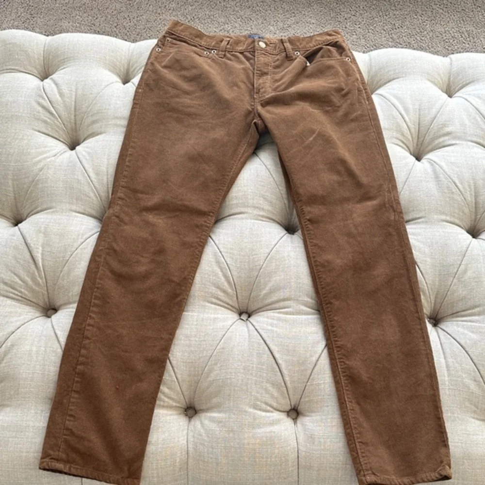 J. Crew Men's Corduroy Pants in Rich Brown